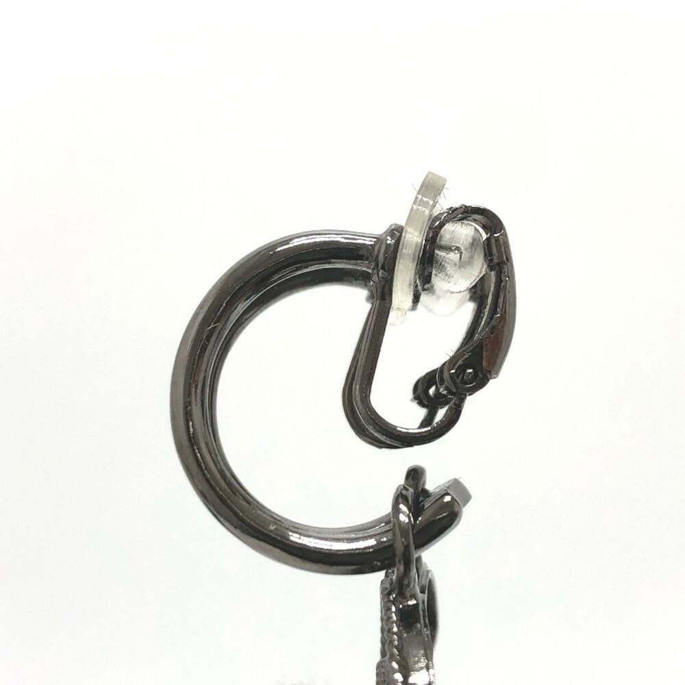 CHANEL Black Logo Earrings - Picture 7 of 9